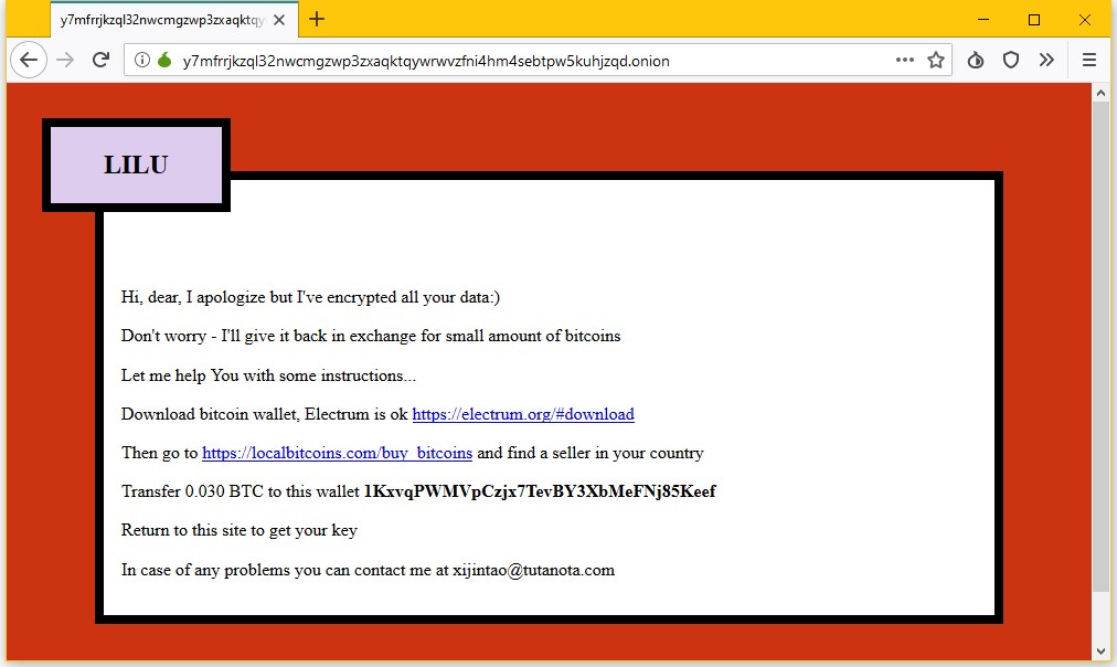 Ransomware portal