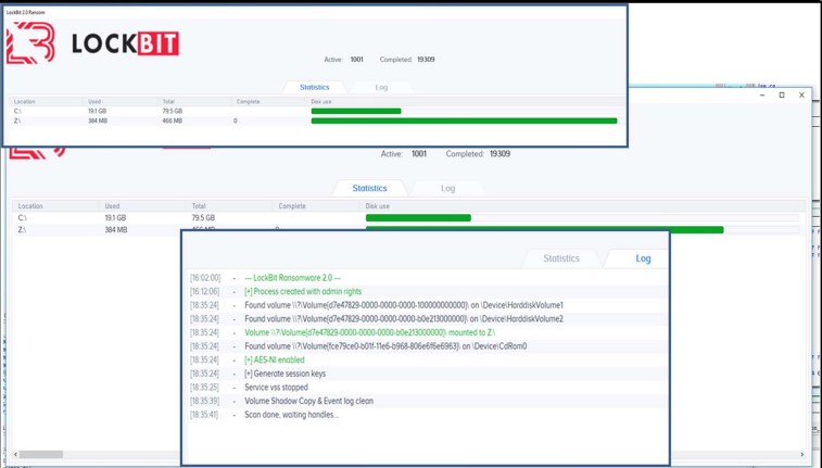 Fig.2 Screen Capture of Hidden Window