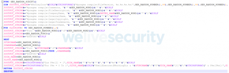Template used by VictoryGate to compile the propagation scripts