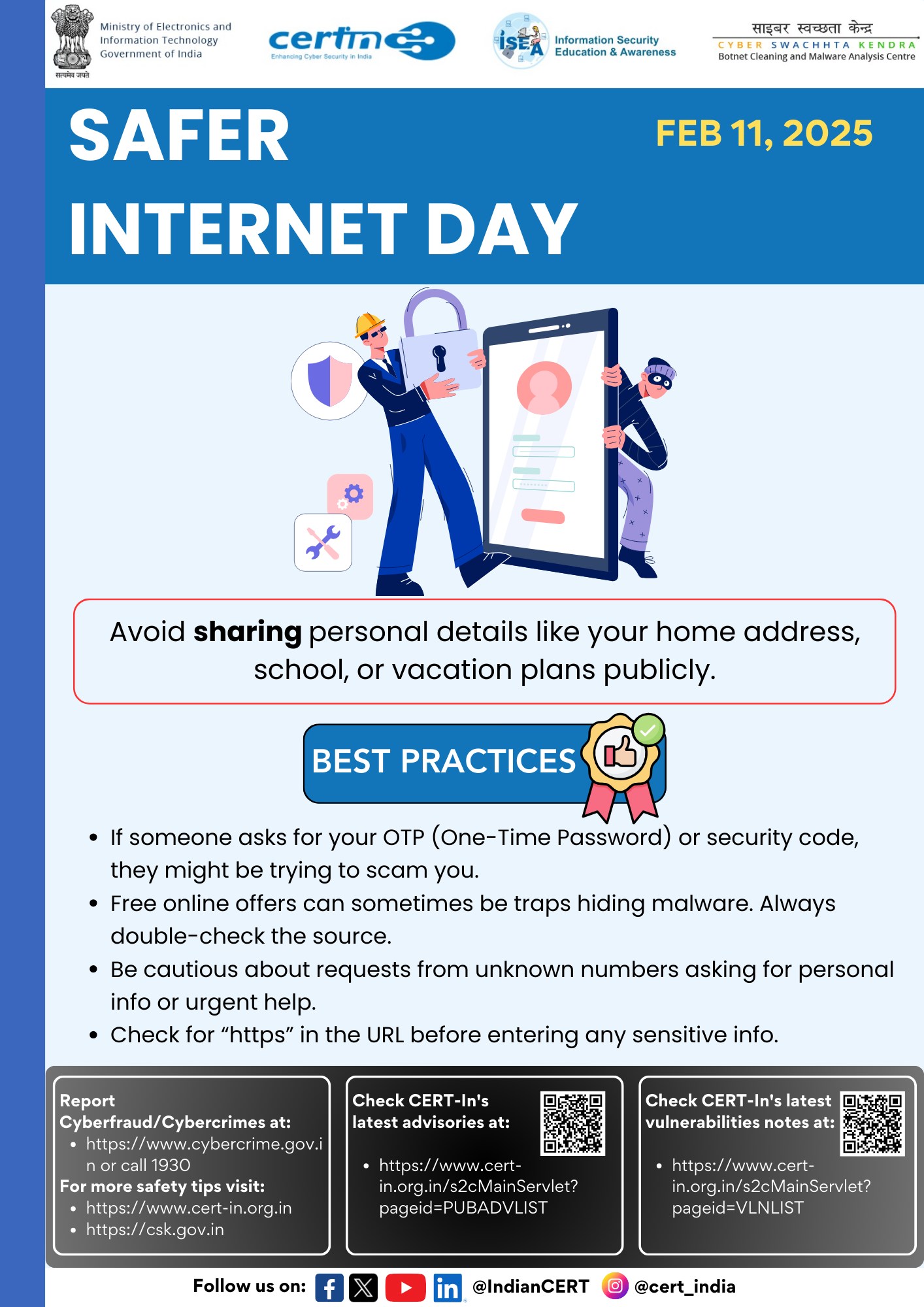 Safe Internet Poster 2025 3